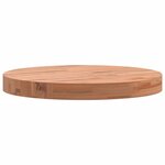 vidaXL Dessus de table Ø40x4 cm rond bois massif de hêtre