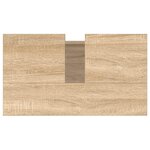 vidaXL Armoire de bain chêne sonoma 58x33x60 cm bois d'ingénierie