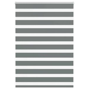 vidaXL Store zèbre gris foncé largeur du tissu 100 9 cm polyester