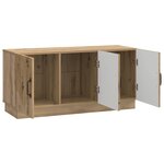vidaXL Meuble TV 99 x 34 5 x 47 cm Chêne artisanal Bois d'ingénierie