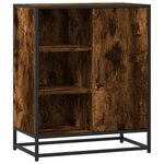 vidaXL Buffet chêne fumé 62x35x76 cm bois d'ingénierie