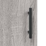 vidaXL Armoire murale sonoma gris 69 5x34x90 cm