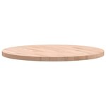 vidaXL Dessus de table Ø60x2 5 cm rond bois massif de hêtre