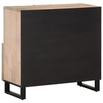 vidaXL Buffet 80x34x75 cm Bois massif de manguier