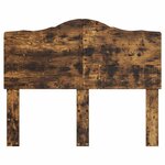 vidaXL Tête de lit Chêne fumé 120 cm Bois d'ingénierie