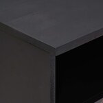 vidaXL Table de chevet Marron 40 x 33 x 46 cm Bois de mangue massif