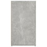 vidaXL Buffet Gris béton 100x33x59 5 cm Bois d'ingénierie
