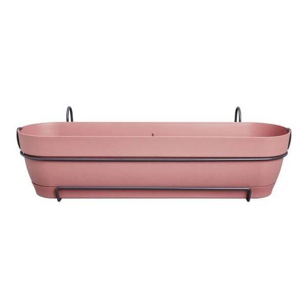 Balconnière à réservoir 70 x 26 x hauteur 17 7 cm - Rose poussière