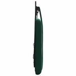 vidaXL Tête de lit suspendue Avec lumière LED Vert foncé Velours