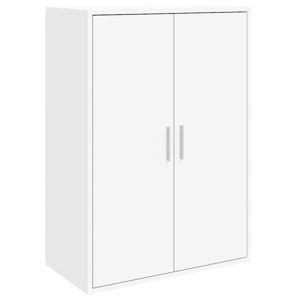 vidaXL Buffet blanc 60x31x84 cm bois d'ingénierie