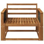 vidaXL Sofa de milieu extérieur Bois d'Acacia Massif Naturel