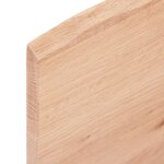 vidaXL Étagère murale marron clair 40x50x2 cm bois chêne massif traité
