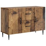 vidaXL Buffet Bois ancien 89 x 34 5 x 60 cm Bois d'ingénierie