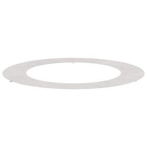 vidaXL adapté pour anneau d'arbre plat Argent Ø60 / 90 cm