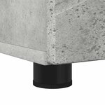 vidaXL Meuble de salle de bain haut Gris béton 30 x 35 x 192 cm