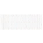 vidaXL Tête de lit murale Blanc 166x3x60 cm Bois massif de pin