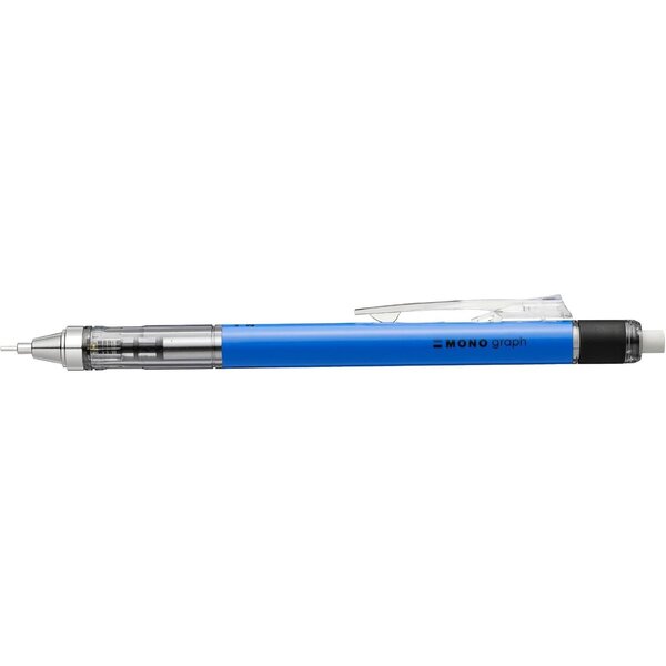 Porte-mines 'MONO graph'  0 7 mm  bleu fluo TOMBOW