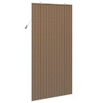 vidaXL Store de Fenêtre Géométrique Marron 100 x 220 cm Bambou