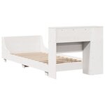vidaXL Cadre de lit sans matelas blanc 90x200 cm bois de pin massif