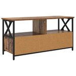 vidaXL Meuble TV avec tiroir Bois Ancien 90 x 33 x 45 cm