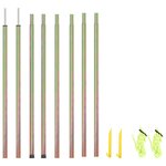 vidaXL Mâts de parasol 2 Pièces 200 cm Acier galvanisé