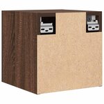 vidaXL Meubles TV muraux 4 Pièces Chêne marron 30 5x30x30 cm
