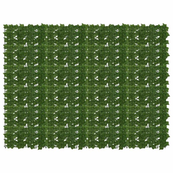 vidaXL Écran de balcon avec feuilles Vert 200 x 150 cm