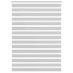 vidaXL Store zèbre gris clair largeur du tissu 160 9 cm polyester