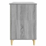 vidaXL Bureau Sonoma gris 142 5 x 50 x 75 cm Bois d'ingénierie