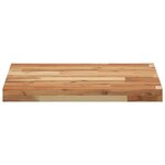 vidaXL Dessus de table carré 50x50x4 cm bois massif d'acacia