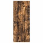 vidaXL Bibliothèque chêne fumé 40x30x77 cm bois d'ingénierie