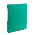 Boite De Classement Exabox Dos 25mm Carte Lustrée - A4 - Vert - X 8 - Exacompta