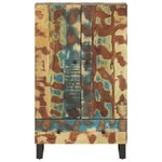 vidaXL Buffet haut et tiroir 60x33x100 cm bois massif récupération/fer