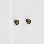 vidaXL Vaisselier avec 4 portes MDF et Bois de pin 80x40x180 cm