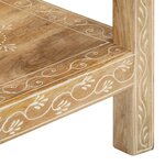 vidaXL Table console 80x35x74 cm Bois de manguier massif