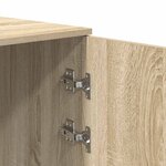 vidaXL Armoire rangement chêne sonoma 40x45x103 5 cm bois d'ingénierie