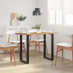 vidaXL Table à dîner 110x50x76 cm Bois d'acacia solide