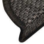 vidaXL Tapis d'escalier autocollants 30 Pièces 56x17x3 cm anthracite
