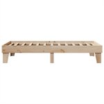 vidaXL Cadre de lit sans matelas 90x190 cm bois de pin massif