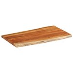 vidaXL Dessus de table 100x60x3 8cm rectangulaire bois massif d'acacia