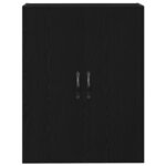 Armoire murale vidaXL Chêne noir 69 5x34x90 cm Bois reconstitué