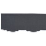 vidaXL Tissu de remplacement pour auvent pour cadre 3 5x2 m Anthracite