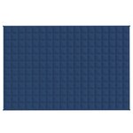 vidaXL Couverture lestée Bleu 137x200 cm 10 kg Tissu