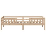vidaXL Cadre de lit sans matelas 80x200 cm bois massif de pin