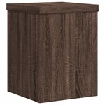 vidaXL Supports pour plantes 2 Pièces chêne marron bois d'ingénierie