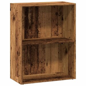 vidaXL Bibliothèque vieux bois 60x30x77 cm bois d'ingénierie
