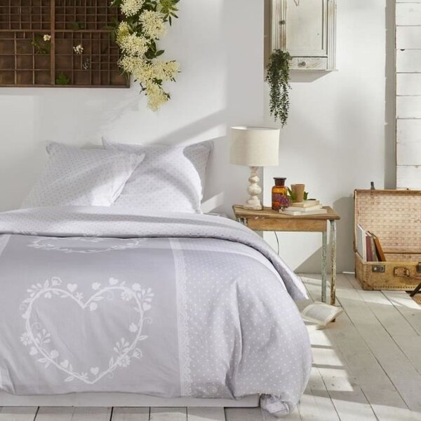 Parure de lit housse de couette 220 x 240 + 2 taies d oreiller 65 x 65