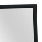 Miroir décoration moderne design de porte 120 x 37 x 2 cm noir 03_0010150