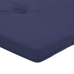 vidaXL Coussin d'extérieur 2 Pièces Bleu marine 180 x 55 x 7 cm Tissu