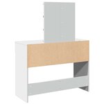 vidaXL Coiffeuse avec LED blanc 100x40x130 cm